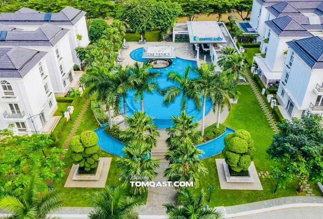 Công viên cảnh quan ven sông tự nhiên compound The Venica